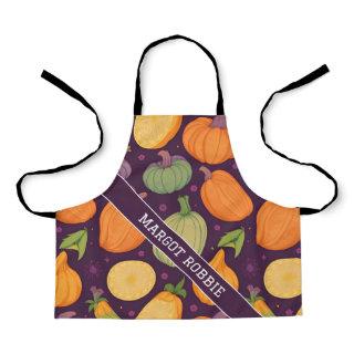 Squash Rainbow Colorful Personalized Pattern Apron