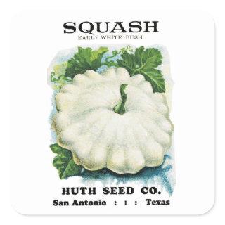 Squash Seed Packet Label