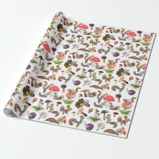 Squirrels with Mushrooms