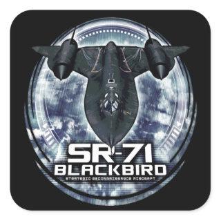 SR-71 Blackbird Square Sticker