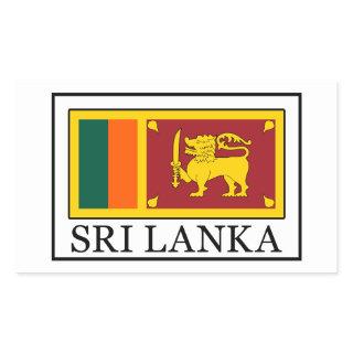 Sri Lanka Rectangular Sticker