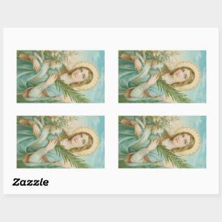 St. Agnes of Rome (MH 01) Rectangular Sticker