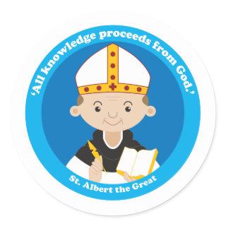 St. Albert the Great Classic Round Sticker
