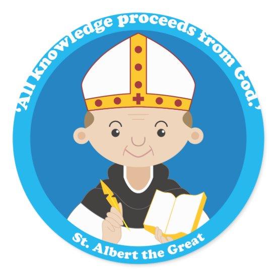 St. Albert the Great Classic Round Sticker