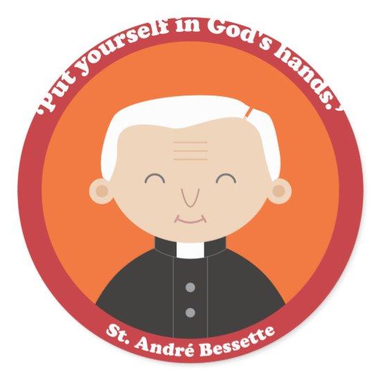 St. André Bessette Classic Round Sticker