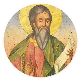 St. Andrew the Apostle by Yoan From Gabrovo Classic Round Sticker