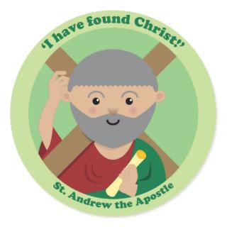 St. Andrew the Apostle Classic Round Sticker