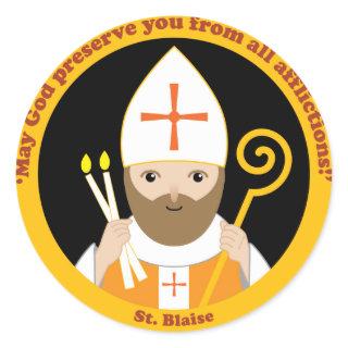 St. Blaise Classic Round Sticker