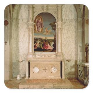 St. Christina Altarpiece Square Sticker