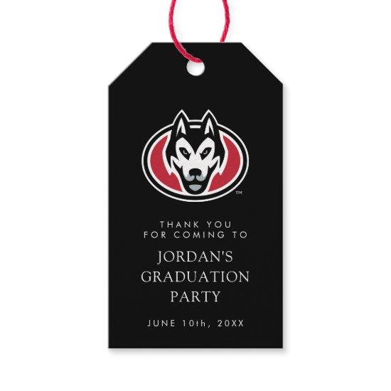 St. Cloud State Huskies Mascot Head Logo Gift Tags
