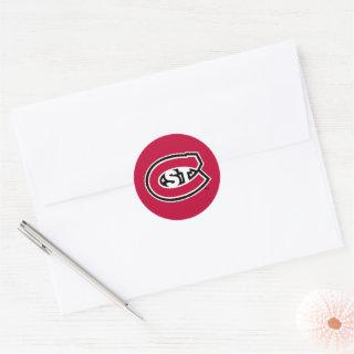 St. Cloud State University C Classic Round Sticker