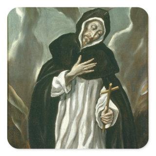 St.Dominic of Guzman Square Sticker
