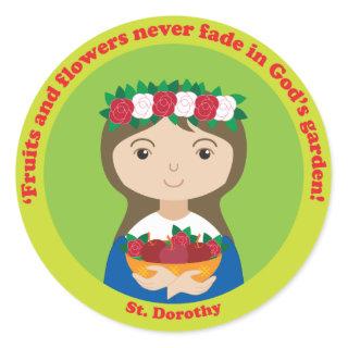 St. Dorothy Classic Round Sticker