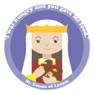 St. Emma of Lesum Classic Round Sticker