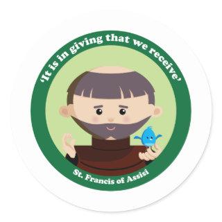 St. Francis of Assisi Classic Round Sticker