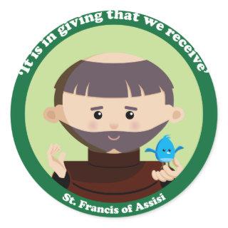 St. Francis of Assisi Classic Round Sticker