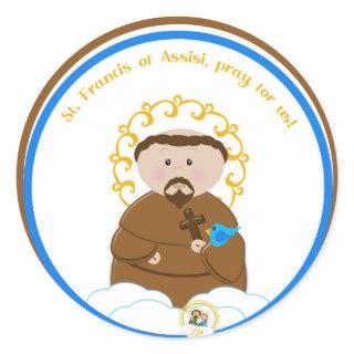 St. Francis of Assisi Classic Round Sticker