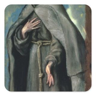 St.Francis of Assisi Square Sticker