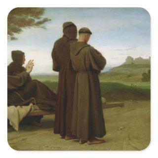 St. Francis of Assisi Square Sticker