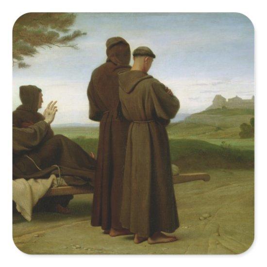 St. Francis of Assisi Square Sticker