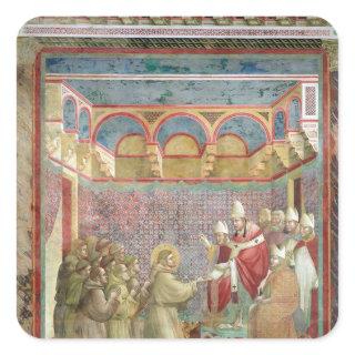 St. Francis Receives Approval Square Sticker