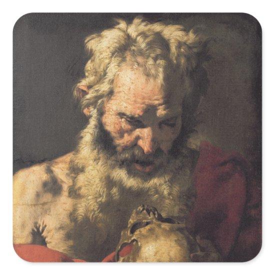 St. Jerome 3 Square Sticker