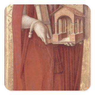 St.Jerome, c.1476 Square Sticker