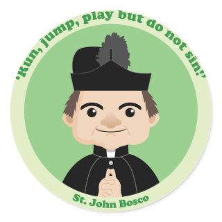 St. John Bosco Classic Round Sticker