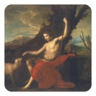 St. John the Baptist in the Wilderness Square Sticker