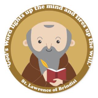 St. Lawrence of Brindisi Classic Round Sticker