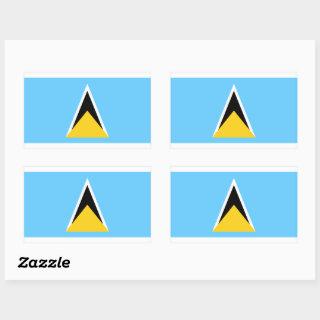 St. Lucia Flag Sticker