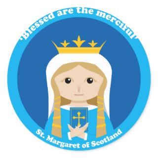 St. Margaret of Scotland Classic Round Sticker