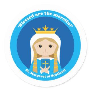 St. Margaret of Scotland Classic Round Sticker