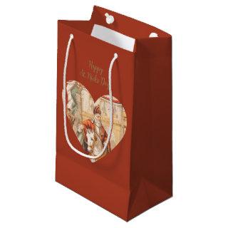 St. Nicholas Hearts Sinterklaas St. Nick's Day Small Gift Bag