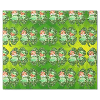 St. Patrick Leprechauns Shamrocks