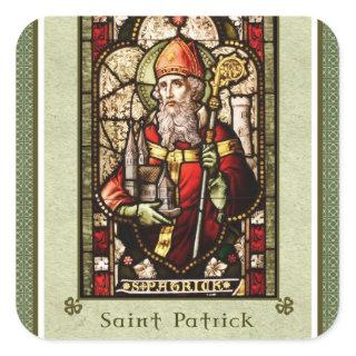 St. Patrick | St. Patrick's Day Square Stickers