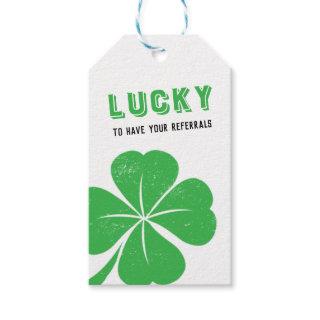 St Patrick's Day March Realtor Pop By Gift Tags