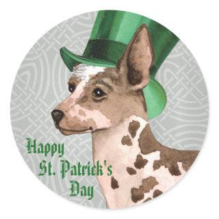 St. Patrick's Day PIO Classic Round Sticker