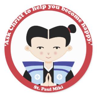 St. Paul Miki Classic Round Sticker