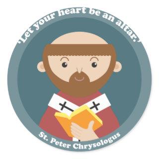 St. Peter Chrysologus Classic Round Sticker