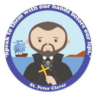 St. Peter Claver Classic Round Sticker