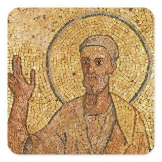 St. Peter, from the Crypt of St. Peter, c.700 AD Square Sticker