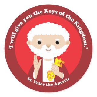 St. Peter the Apostle Classic Round Sticker