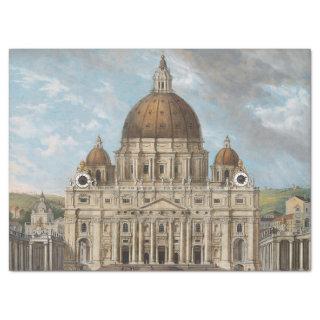 St Peter's Basilica in the Vatican City Tissue Paper