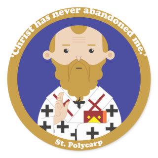 St. Polycarp Classic Round Sticker