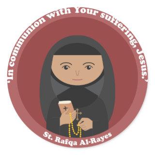St. Rafqa Al-Rayes Classic Round Sticker