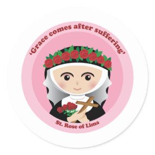 St. Rose of Lima Classic Round Sticker