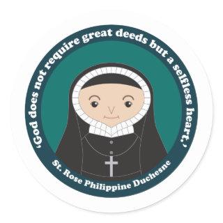 St. Rose Philippine Duchesne Classic Round Sticker