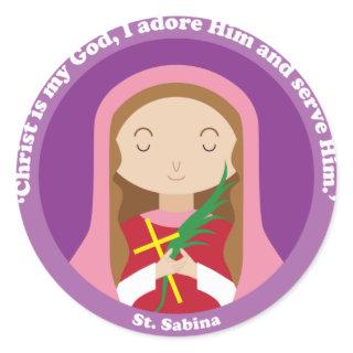 St. Sabina Classic Round Sticker
