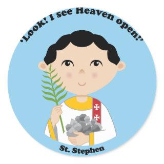 St. Stephen Classic Round Sticker